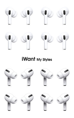 Life-Size Prank AirPods Pro Stickers x16