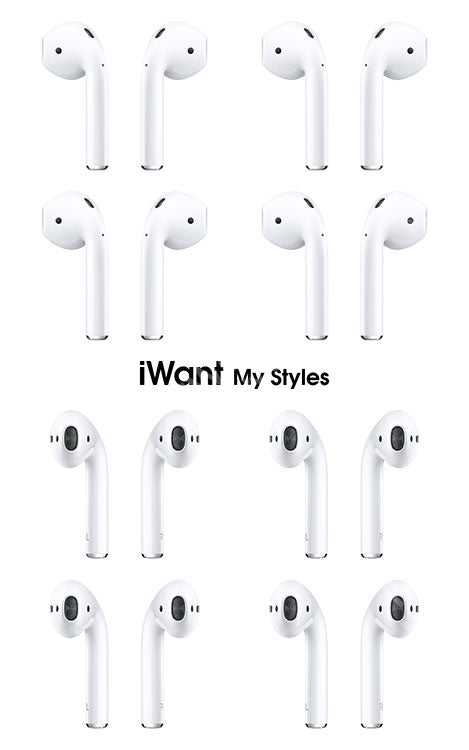 Life-Size Prank AirPods Stickers x16