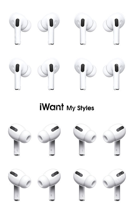 Life-Size Prank AirPods Pro Stickers x16